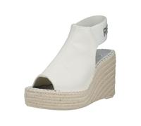 Keilsandalette REPLAY "Replay Sandalen Lederimitat", Damen, Gr. 38, weiß, Lederimitat, Schuhe (28542314-38) weiß