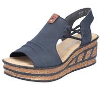 Rieker Damen Sandalen FSK 68175 Blau Größe 40