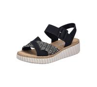 FSK Damen Sandalen schwarz/schwarz-sand - Gr. - 42