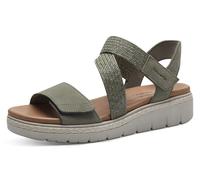 Sandale TAMARIS Gr. 37, grün (mintgrün) Damen Schuhe Plateau Sandaletten Sommerschuh, Sandalette, Plateauabsatz, mit Klettverschluss (15680241-37)