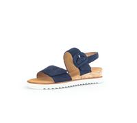 Keilsandaletten blue (Kork/creme)
