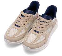 Keilsneaker ARA "MOTION", Damen, Gr. 39, beige (creme kombiniert), Glattleder, Textil, Veloursleder, Schuhe, Freizeitschuh, Halbschuh, Schnürschuh in Komfortweite H (=sehr weit) (19487127-39) creme ko