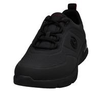 Keilsneaker BUGATTI, Herren, Gr. 42, schwarz, Lederimitat, unifarben, Schuhe, Freizeitschuh, Halbschuh, Schnürschuh mit seitlichem Logo-Icon (93674764-42) schwarz