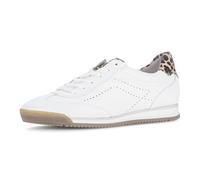 Gabor Sneaker low Materialmix Leder Damen Creme Größe 38
