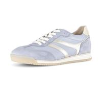 Keilsneaker GABOR, Damen, Gr. 41, blau kombiniert, Textil, Veloursleder, Schuhe, Freizeitschuh, Halbschuh, Schnürer im Retro Style (39017318-41) blau kombiniert