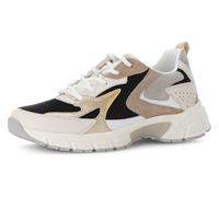 Gabor Sneaker Schuhe schwarz beige gold 66.606.39 - Größe 37