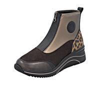 Keilsneaker REMONTE, Damen, Gr. 39, gold (schwarz, goldfarben), Lederimitat, Textil, Schuhe, Casual-Boots, Stiefelette, Plateauboots mit Lite´n Soft Ausstattung (25925229-39) schwarz, goldfarben