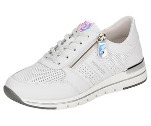 Keilsneaker REMONTE, Damen, Gr. 39, weiß, Lederimitat, Schuhe Sneaker, mit seitlichem Reißverschluss, Freizeitschuh, Halbschuh, Schnürschuh, Topseller (34160250-39) weiß
