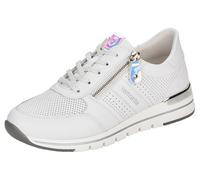 Keilsneaker REMONTE, Damen, Gr. 40, weiß, Lederimitat, Schuhe Sneaker, mit seitlichem Reißverschluss, Freizeitschuh, Halbschuh, Schnürschuh (34160250-40) weiß