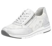Keilsneaker REMONTE, Damen, Gr. 41, silber (silberfarben, ice), Lederimitat, Textil, Schuhe, mit seitlichem Reißverschluss, Freizeitschuh, Halbschuh, Schnürschuh (40343269-41) silberfarben, ice