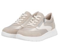 Keilsneaker REMONTE, Damen, Gr. 45, beige, creme, Lederimitat, Schuhe, Schnürschuh, Halbschuh, Casual-Sneaker mit seitlichem Reißverschluss (67584515-45) beige, creme