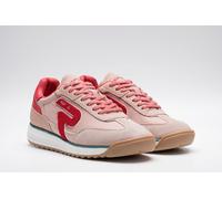 Keilsneaker REPLAY, Damen, Gr. 38, rosa kombiniert, Leder, Lederimitat, Textil, kontrastfarbene Details, Schuhe, Trend-Sneaker, Halbschuh, Schnürschuh mit Profilsohle (18861006-38) rosa kombiniert