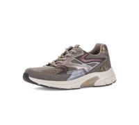 Keilsneaker ROLLINGSOFT, Damen, Gr. 37,5, dunkelbraun kombiniert, Glattleder, Textil, Veloursleder, Schuhe, Schnürer, Halbschuh, Freizeitschuh im modischen Materialmix (12334230-37,5) dunkelbraun komb