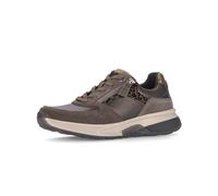 Keilsneaker ROLLINGSOFT, Damen, Gr. 38,5, schwarz-weiß (braun, kombiniert), Lederimitat, Veloursleder, Schuhe, Freizeitschuh, Halbschuh, Schnürer mit modischen Kontrastbesätzen (11091218-38,5) braun,