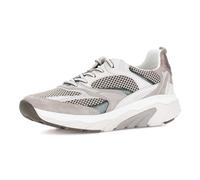 Keilsneaker ROLLINGSOFT, Damen, Gr. 38, grau (beige kombiniert), Kalbsleder, Textil, Ziegenveloursleder, Schuhe Sneaker, Freizeitschuh, Halbschuh, Schnürschuh mit rollingsoft-Laufsohle (79080611-38) b