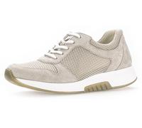 Keilsneaker ROLLINGSOFT, Damen, Gr. 39, beige (sandfarben), Textil, Ziegenveloursleder, unifarben, Schuhe Sneaker Sneaker low, Freizeitschuh, Halbschuh, Schnürschuh mit herausnehmbarer Innensohle (502