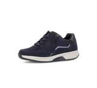 Keilsneaker ROLLINGSOFT, Damen, Gr. 39, blau, Lederimitat, Nubukleder, Schuhe, Halbschuh, Schnürer mit Kontrastbesätzen (32200644-39) blau