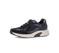 Keilsneaker ROLLINGSOFT, Damen, Gr. 39, dunkelblau, Kalbsleder, Textil, Veloursleder, Schuhe, Freizeitschuh, Halbschuh, Schnürer in komfortabler Verarbeitung (53922142-39) dunkelblau