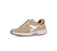 Keilsneaker ROLLINGSOFT, Damen, Gr. 39, sand kombiniert, Lederimitat, Veloursleder, Schuhe, Freizeitschuh, Halbschuh, Schnürer mit Kontrastbesätzen (70592362-39) sand kombiniert