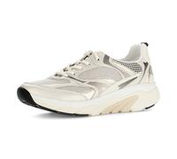 Keilsneaker ROLLINGSOFT, Damen, Gr. 41, beige (goldfarben kombiniert), Kalbsleder, Lackleder, Textil, Schuhe Sneaker, Freizeitschuh, Halbschuh, Schnürschuh mit rollingsoft-Laufsohle (72679830-41) gold