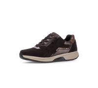 Keilsneaker ROLLINGSOFT, Damen, Gr. 41, braun, Leder, Lederimitat, Schuhe, Halbschuh, Schnürer mit Kontrastbesätzen (74202128-41) braun