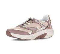 Keilsneaker ROLLINGSOFT, Damen, Gr. 41, rosa kombiniert, Kalbsleder, Textil, Schuhe Sneaker, Freizeitschuh, Halbschuh, Schnürschuh mit rollingsoft-Laufsohle (76968738-41) rosa kombiniert