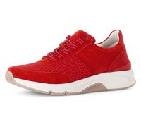 Keilsneaker ROLLINGSOFT, Damen, Gr. 41, rot, Textil, Veloursleder, Schuhe, Freizeitschuh, Halbschuh, Schnürschuh, Logoschriftzug an der Ferse (68525535-41) rot