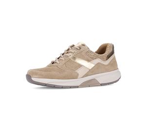 Keilsneaker ROLLINGSOFT, Damen, Gr. 41, sand kombiniert, Lederimitat, Veloursleder, Schuhe, Freizeitschuh, Halbschuh, Schnürer mit Kontrastbesätzen (70592362-41) sand kombiniert