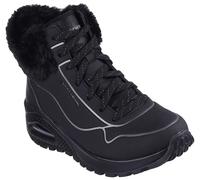 Keilsneaker SKECHERS "UNO RUGGED", Damen, Gr. 35, schwarz, Lederimitat, metallic, Schuhe Keilsneaker, Sneaker, Keilsneaker, Winterboots mit hochwertiger Dämpfung (69920937-35)