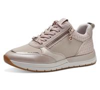 Keilsneaker TAMARIS, Damen, Gr. 39, rosa (rosé), Lederimitat, Textil, Schuhe Sneaker, Freizeitschuh, Halbschuh, in schmaler Form, vegane Verarbeitung (84678702-39) rosé