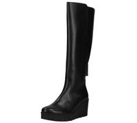 Keilstiefel GABOR "Gabor Stiefel Glattleder", Damen, Gr. 42, schwarz, Glattleder, Schuhe (76942465-42) schwarz