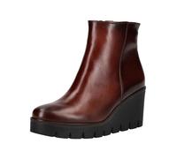 Keilstiefelette GABOR "Gabor Stiefelette Nappaleder", Damen, Gr. 40,5, braun (mittelbraun), Nappaleder, Schuhe (44760700-40,5) mittelbraun