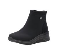 Keilstiefelette REMONTE, Damen, Gr. 38, schwarz, Textil, Schuhe, Reißverschluss-Boots mit wasserabweisender TEX-Membrane (11182326-38) schwarz