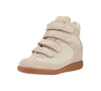Keilstiefelette STEVE MADDEN "STEVE MADDEN Stiefelette Veloursleder", Damen, Gr. 41, sand, Veloursleder, Schuhe (59122764-41) sand