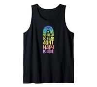 Kein Grund zur Angst, Tante Mary ist Hier Vorname Rainbow Auntie Tank Top