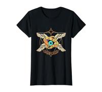 Keine Angst Biblisch genauer Engel Seraphim Ophanim Seraph Preisgünstiges Grafik-T-Shirt, Damen, Schwarz, S
