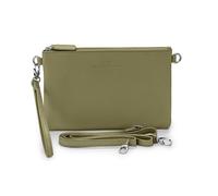 "Keine Schwester Clutch / Abendtasche Fenja, Oliv" silber