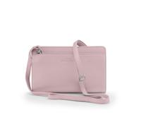 Keine Schwester Clutch / Schultertasche tragbar XL neu, Flieder-Silber