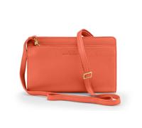 Keine Schwester Clutch / Schultertasche tragbar XL neu, Koralle-Gold