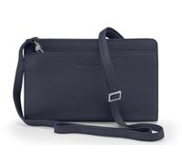 Keine Schwester Clutch / Schultertasche tragbar XL neu, Nachtblau-Silber