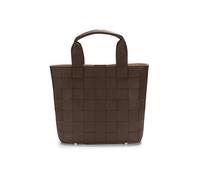 Keine Schwester - Keine Schwester Handtasche, Flechttasche Klara, Dunkelbraun-Gold