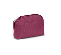 Keine Schwester Mini Geldbörse / Schlüsseltasche, Pflaume-Silber