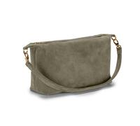 Keine Schwester Schultertasche Ida Wildleder, Oliv-Gold