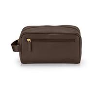 Keine Schwester Waschtasche, Dunkelbraun-Gold