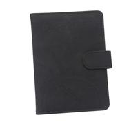 Kelisdi Reisepasshülle, PU-Leder, Kartenetui, Reisezubehör für Damen und Herren, Reisepasshülle, PU-Leder, Reisepasshülle, Kreditkarte für Damen und Herren, Schwarz , Mass Beauty