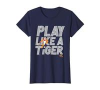 Kelloggs Tony spielt wie EIN Tiger Football Frosted Flakes T-Shirt, Damen, Marineblau, 3XL