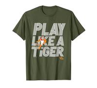 Kelloggs Tony spielt wie EIN Tiger Football Frosted Flakes T-Shirt, Herren, Olivgrün, 3XL