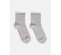 Langsocken LIEBLINGSSTÜCK "Lovely Socks "KellyEP" aus Baumwollmix", Damen, Gr. 35-38, 910, stone, Baumwolle, Elasthan, Polyamid, metallisierte Fasern, normal, Socken, mit Baumwoll-Anteil (41221903-35)