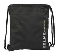 KELME IRON Rucksack, flach, groß, ideal für Kinder verschiedener Altersgruppen, bequem und vielseitig, Qualität und Widerstandsfähigkeit, 35 x 40 cm, Schwarz, M, Casual