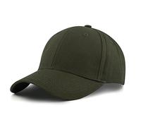 KELOYI Basecap Herren Sommer Kappe Damen Sommer S-M Baumwolle Baseballkappe Baseball Cap Sonnenschutz Armee grün für Herren Damen